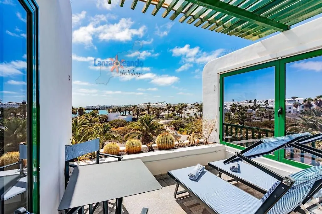 Apartmán House Of The Horizon Playa Las Cucharas Vv Penthouse With Sea & Pool View Aircon Costa Teguise Španělsko